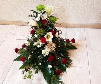 rings blommor begravning 3