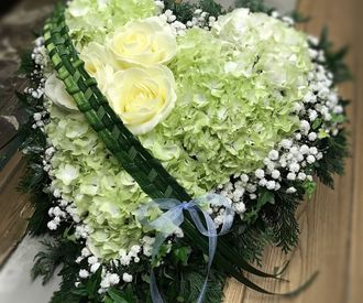 rings blommor begravning 4